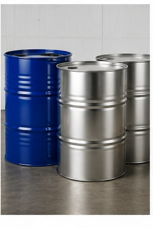 Narrow Mouth Metal Drums